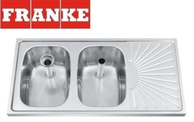 SU-SB100-2 1000x500x50 (2 bowls left 290x400)